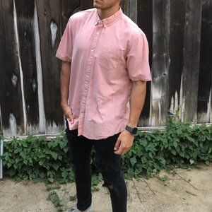 Salmon Casual Button Down Shirt